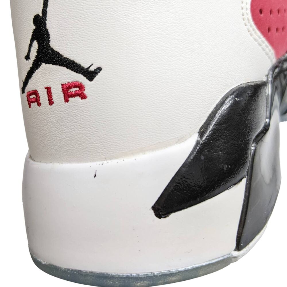 Nike Jordan 6-17-23 5.5Y womens 7 basketball sneaker shoe black white carmine - Picture 7 of 10